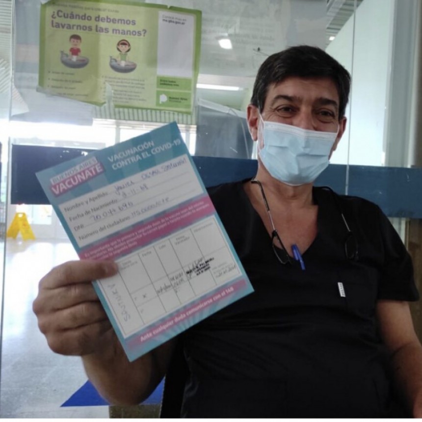 COMENZÓ LA VACUNACIÓN EN ADOLFO ALSINA