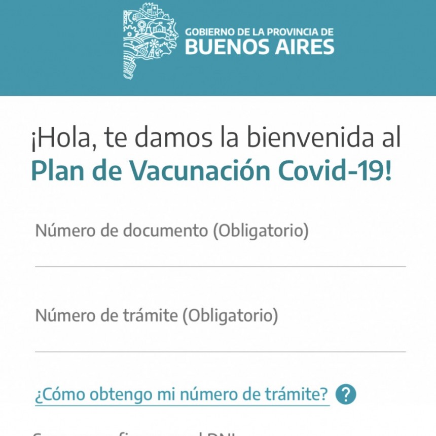 LA PROVINCIA LANZÓ UNA APLICACIÓN PARA ANOTARSE POR LA VACUNA