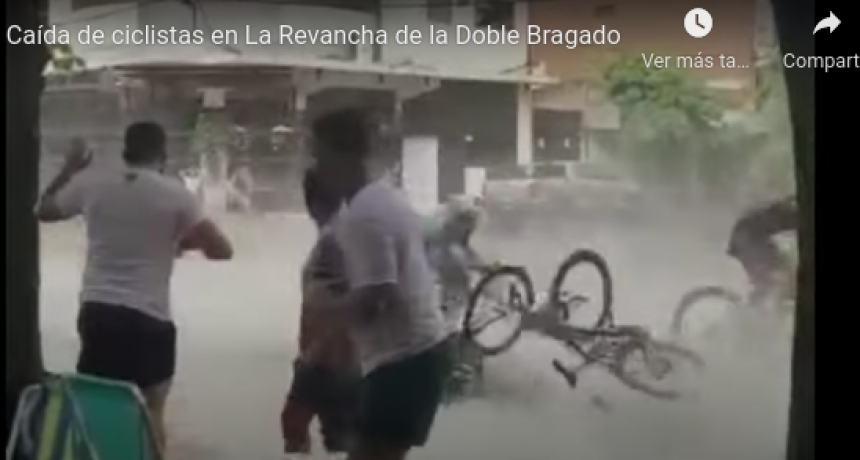 DURO ACCIDENTE EN LA LLEGADA DE LA TRADICIONAL DOBLE BRAGADO DEJÓ VARIOS HERIDOS