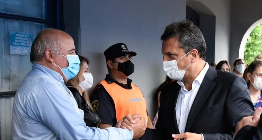 MASSA: “EL TREN NOS UNE A LOS ARGENTINOS”