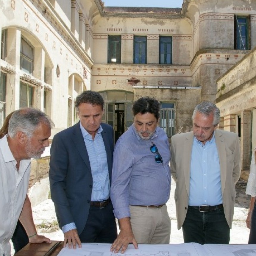ALBERTO FERNANDEZ Y GABRIEL KATOPODIS ANUNCIARON LA RESTAURACIÓN DEL INSTITUTO SATURNINO UNZUÉ TENDRÁ UNA INVERSIÓN DE $995 MILLONES