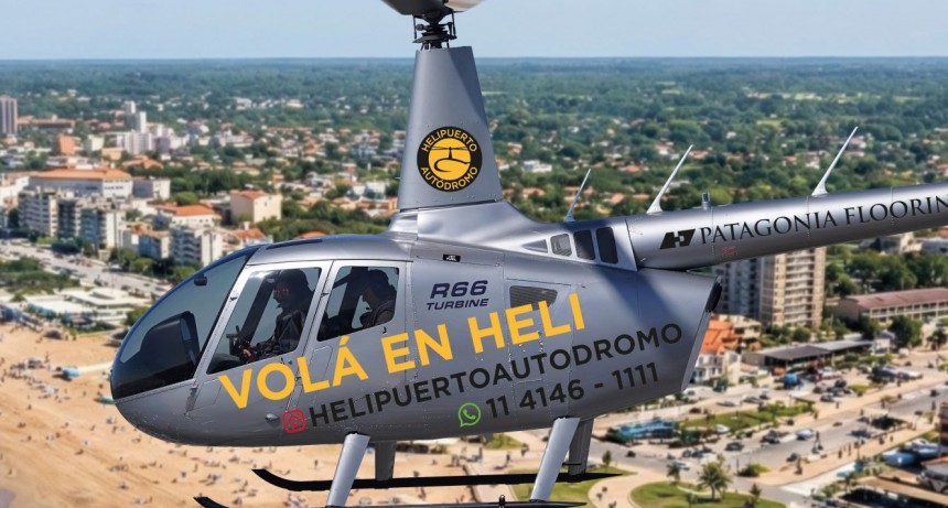 VUELOS EN HELICOPTERO PARA DISFRUTAR DE LAS MEJORES VISTAS DE PINAMAR Y CARILO