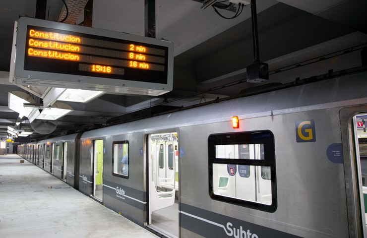 VOLVIÓ A OPERAR LA LÍNEA C DE SUBTES