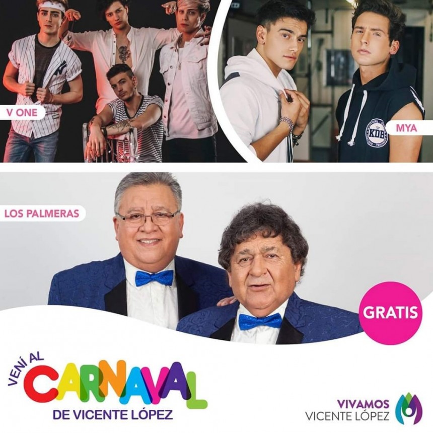 VICENTE LOPEZ SIGUE DE CARNAVAL CON LOS PALMERAS