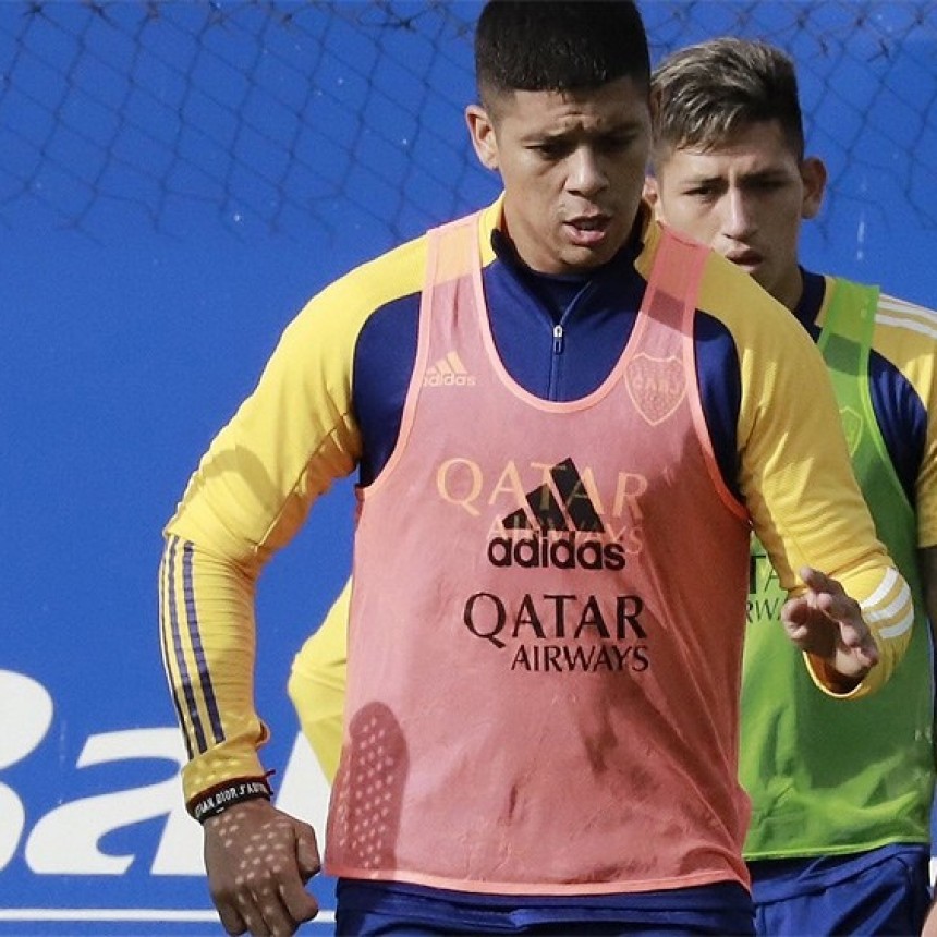 MARCOS ROJO SE RESINTIÓ EN SU PRIMER ENTRENAMIENTO