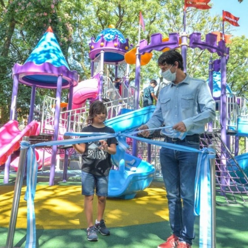 LA MUNICIPALIDAD DE SAN FERNANDO INAUGURÓ LA MODERNIZACIÓN DE LA PLAZA DORREGO DE VICTORIA