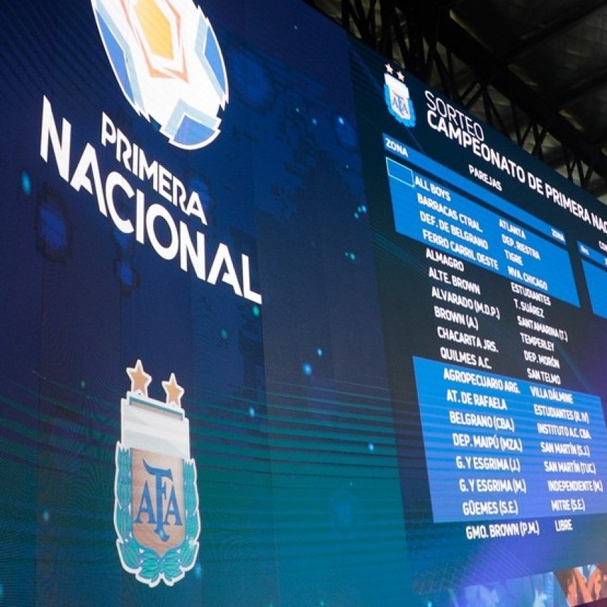 LAS ZONAS DEL NUEVO CAMPEONATO DE LA PRIMERA NACIONAL B