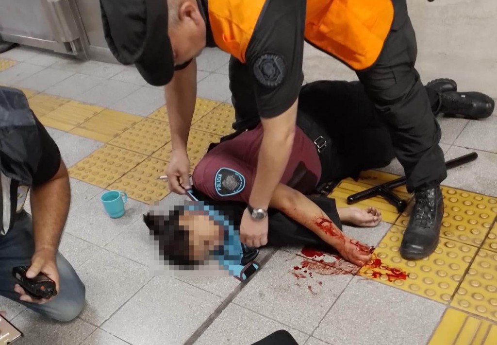 SIGUE LA VIOLENCIA SIN FIN EN LA CAPITAL: MURIÓ LA POLICÍA QUE FUE BALEADA EN LA LÍNEA C DEL SUBTE Y HAY UN DETENIDO 