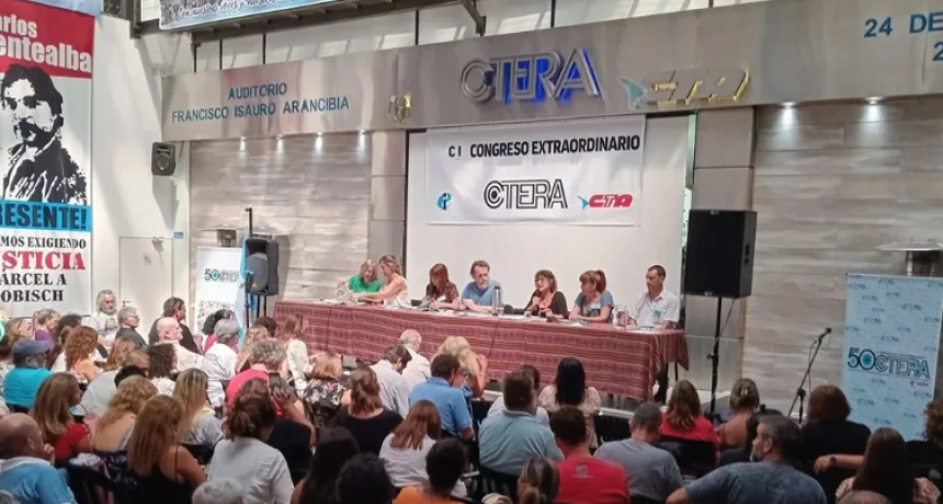 CTERA LLAMÓ A UN PARO NACIONAL PARA EL LUNES TRAS EL AJUSTE EN SUELDOS DOCENTES