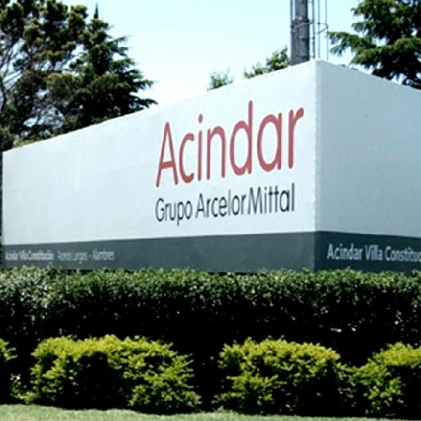 EL GRUPO ACINDAR PARALIZARÁ SUS PLANTAS FABRILES DURANTE UN MES POR LA CAÍDA DE VENTAS