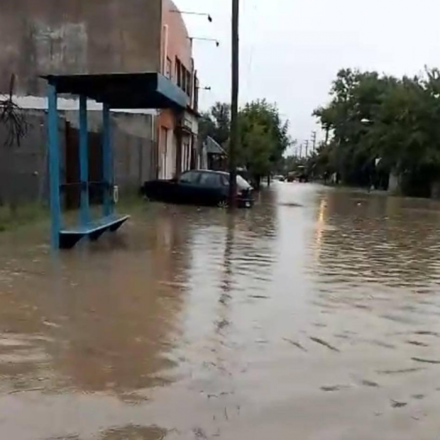 TEMPORAL EN BRANDSEN: CAYERON MÁS DE 140MM Y HAY BARRIOS INUNDADOS