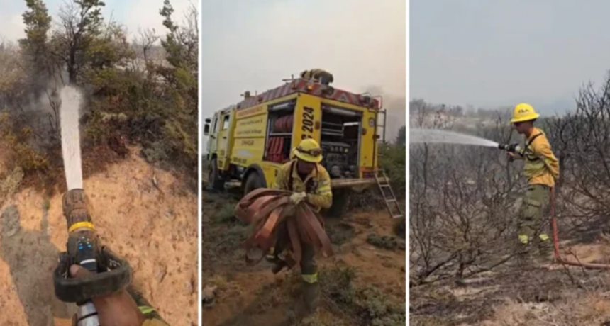 INCENDIOS EN LA PATAGONIA: BUENOS AIRES ENVI&Oacute; BRIGADISTAS Y EQUIPAMIENTO PESADO
