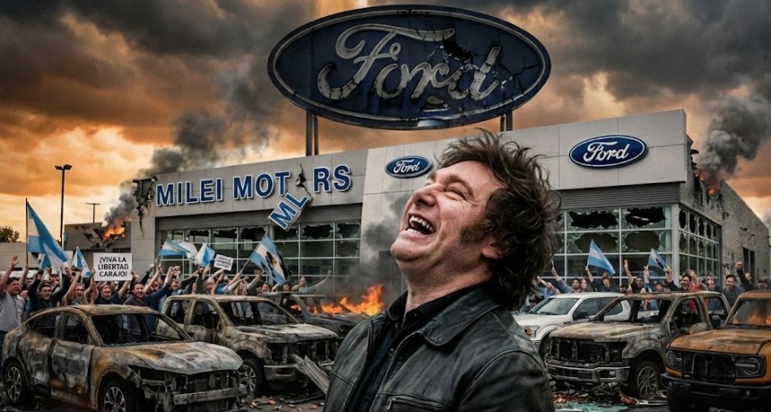 EL GOBIERNO DE MILEI SIGUE HUNDIENDO LAS INDUSTRIAS, AHORA LE TOCA FORD