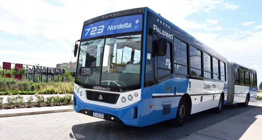 CON EL OBJETIVO DE MEJORAR LA CONECTIVIDAD DE LA COMUNIDAD, LA L&Iacute;NEA 723 PRESENT&Oacute; NUEVAS UNIDADES DE COLECTIVOS