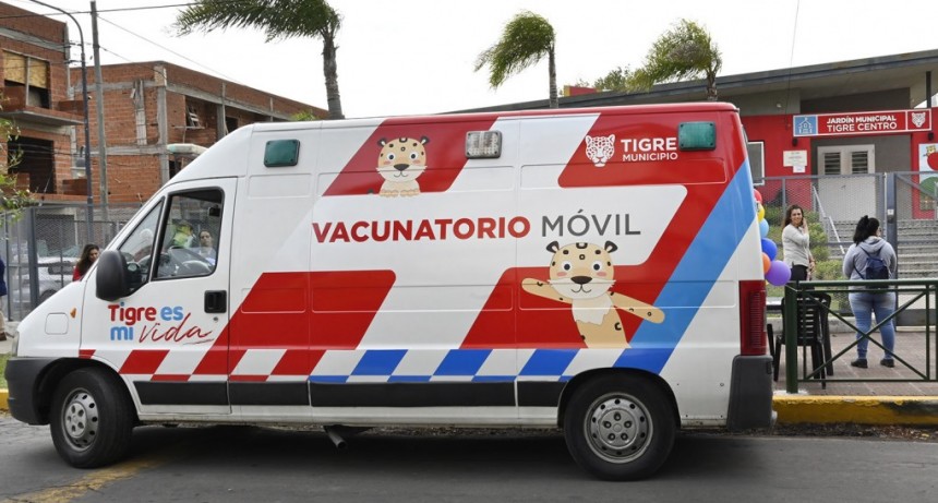 EL VACUNATORIO M&Oacute;VIL RECORRER&Aacute; LOS JARDINES MUNICIPALES DE TIGRE Y DON TORCUATO