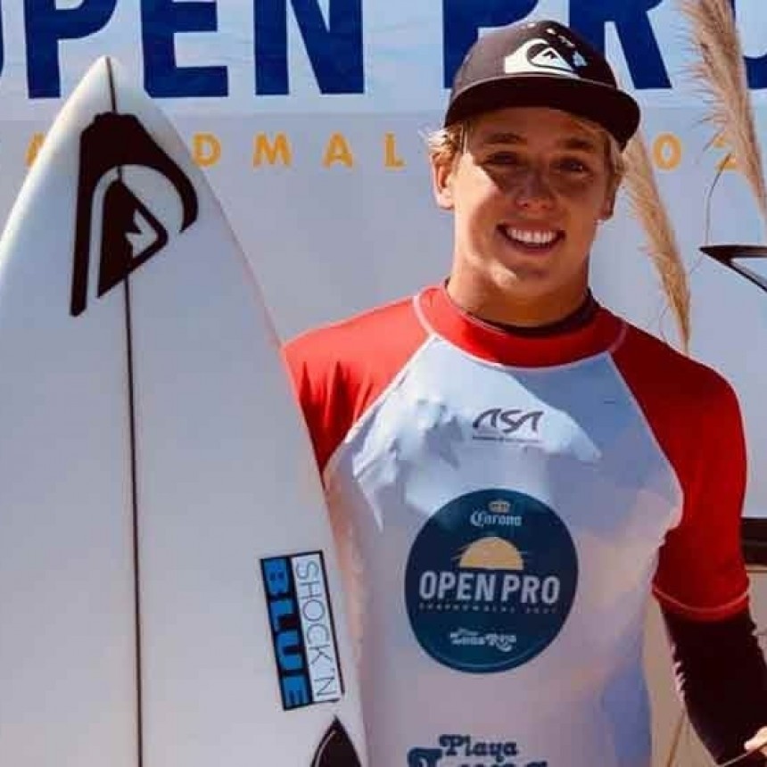 EL MARPLATENSE FRANCO RADZIUNAS, LA NUEVA JOYA DEL SURF NACIONAL