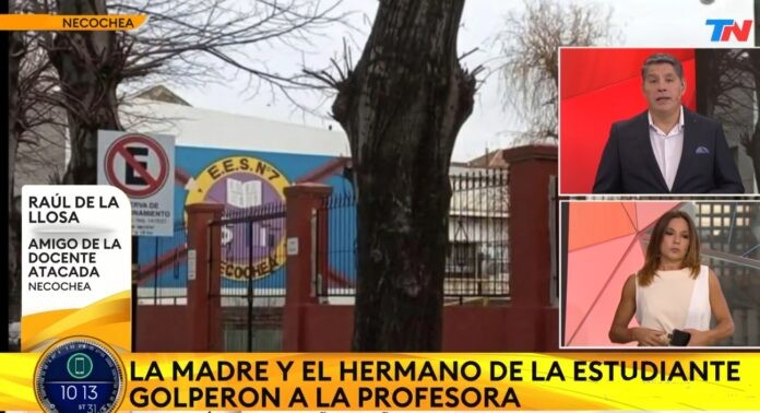 MASIVA MOVILIZACIÓN EN NECOCHEA TRAS UNA SALVAJE AGRESIÓN A UNA DOCENTE