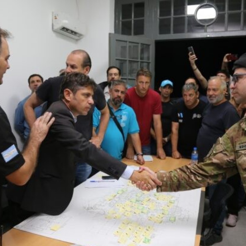  KICILLOF LLEGÓ A BAHÍA BLANCA