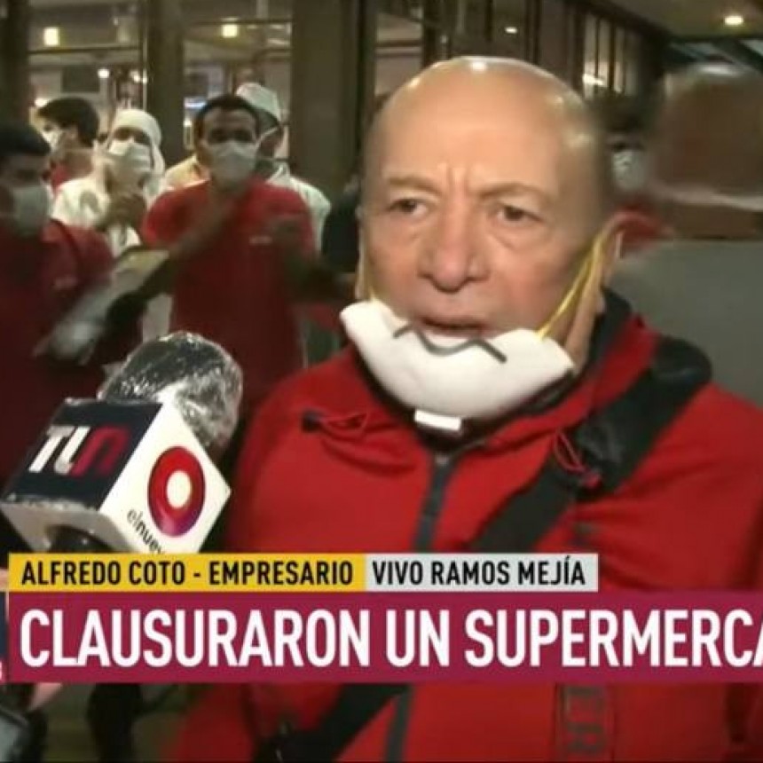 CIENTOS DE IRREGULARIDADES DEL SUPERMERCADO COTO OBLIGARON A SU CLAUSURA.