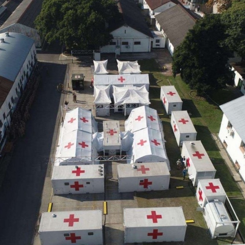 PARA ENFRENTAR AL CORONAVIRUS: KATOPODIS ANUNCIÓ QUE EN 15 DÍAS ESTARÁN LISTOS 12 HOSPITALES MODULARES