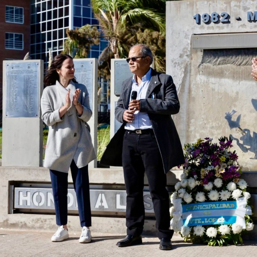 VICENTE LÓPEZ HOMENAJEÓ A LOS HÉROES DE MALVINAS