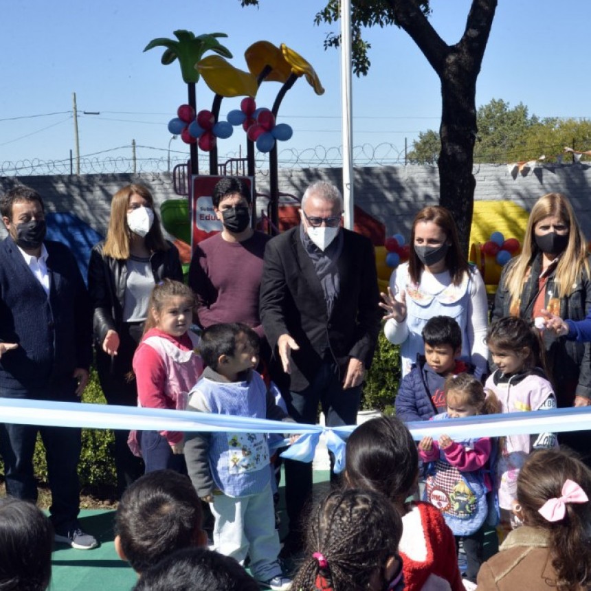 EL MUNICIPIO DE TIGRE RENOVÓ EL JARDÍN N° 923 DE DON TORCUATO CON NUEVOS JUEGOS PARA NIÑOS