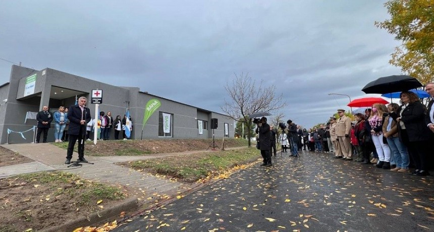 EN EL ANIVERSARIO DE LA BAHÍA BLANCA EL INTENDENTE INAUGURÓ UN NUEVO CENTRO DE SALUD