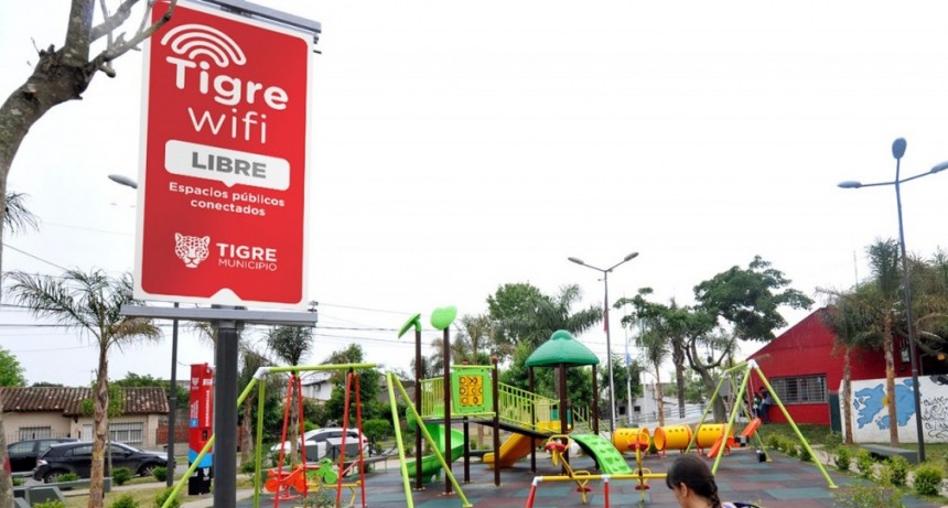 TIGRE, UNA CIUDAD DIGITAL: EL MUNICIPIO PONE A DISPOSICIÓN MÁS DE 50 PUNTOS DE ACCESO A WIFI GRATUITO EN PLAZAS Y ESPACIOS PÚBLICOS