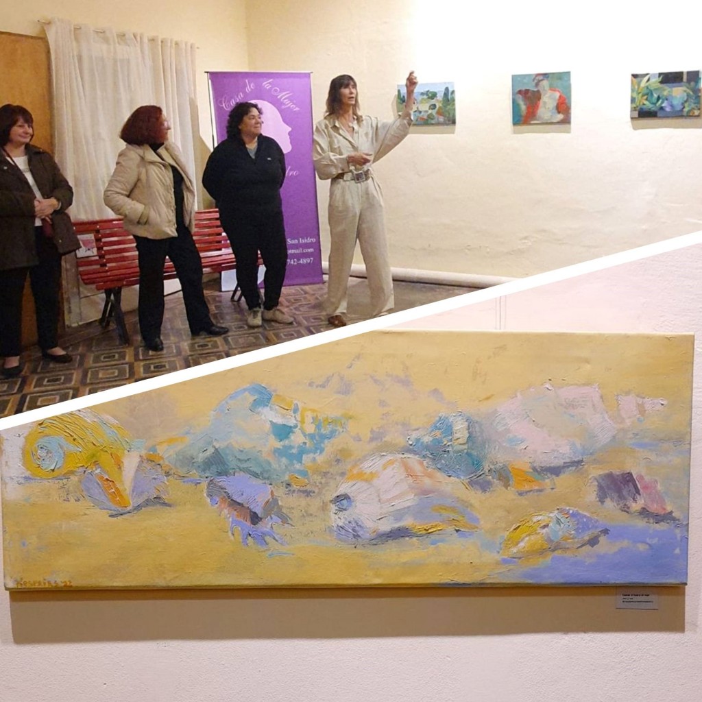 CLAUDIA NESPRIAS EXHIBE SUS OBRAS EN SAN ISIDRO.