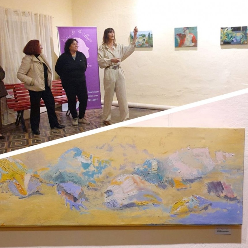 CLAUDIA NESPRIAS EXHIBE SUS OBRAS EN SAN ISIDRO.