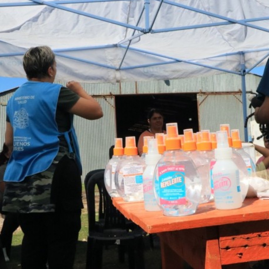 LA PROVINCIA REALIZA OPERATIVOS Y ENTREGA REPELENTE CONTRA EL DENGUE