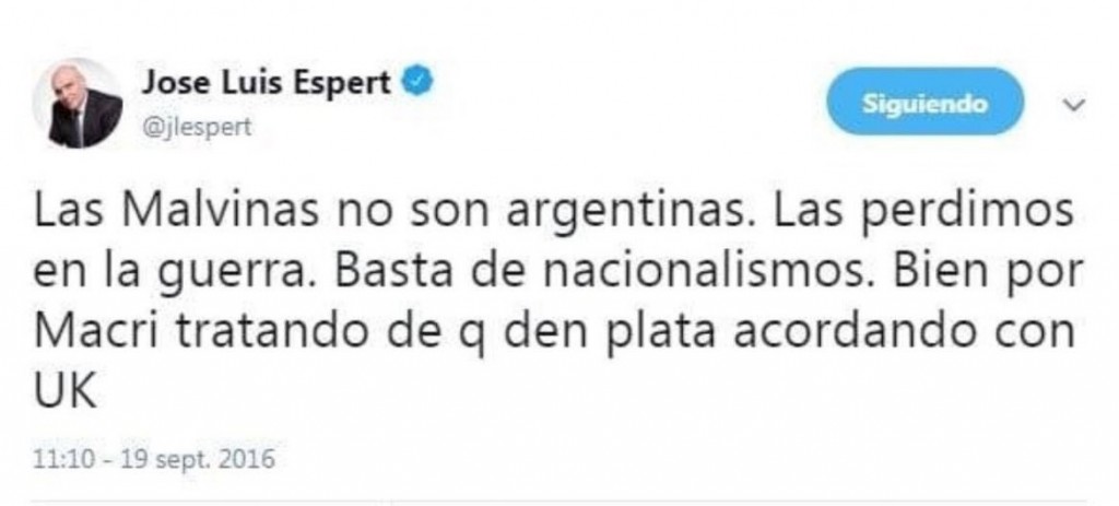 MEMORIA DE TWITS SOBRE LAS MALVINAS
