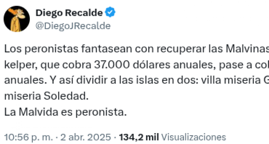 MEMORIA DE TWITS SOBRE LAS MALVINAS