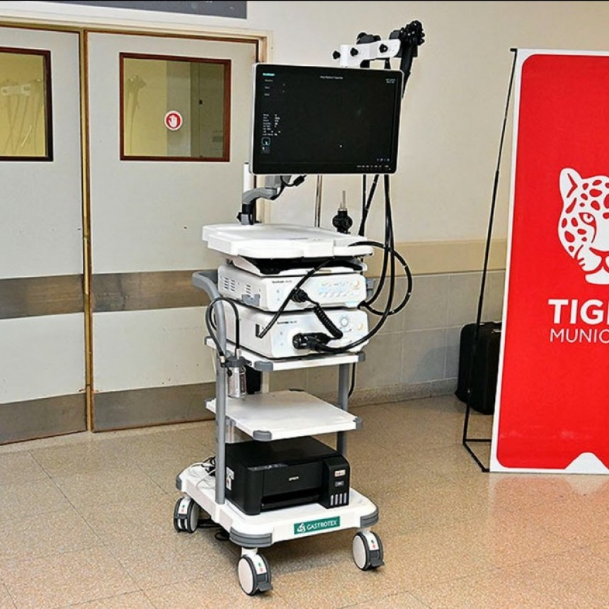 EN EL HOSPITAL MATERNO INFANTIL, EL MUNICIPIO DE TIGRE PUSO EN FUNCIONAMIENTO EL NUEVO VIDEOENDOSCOPIO