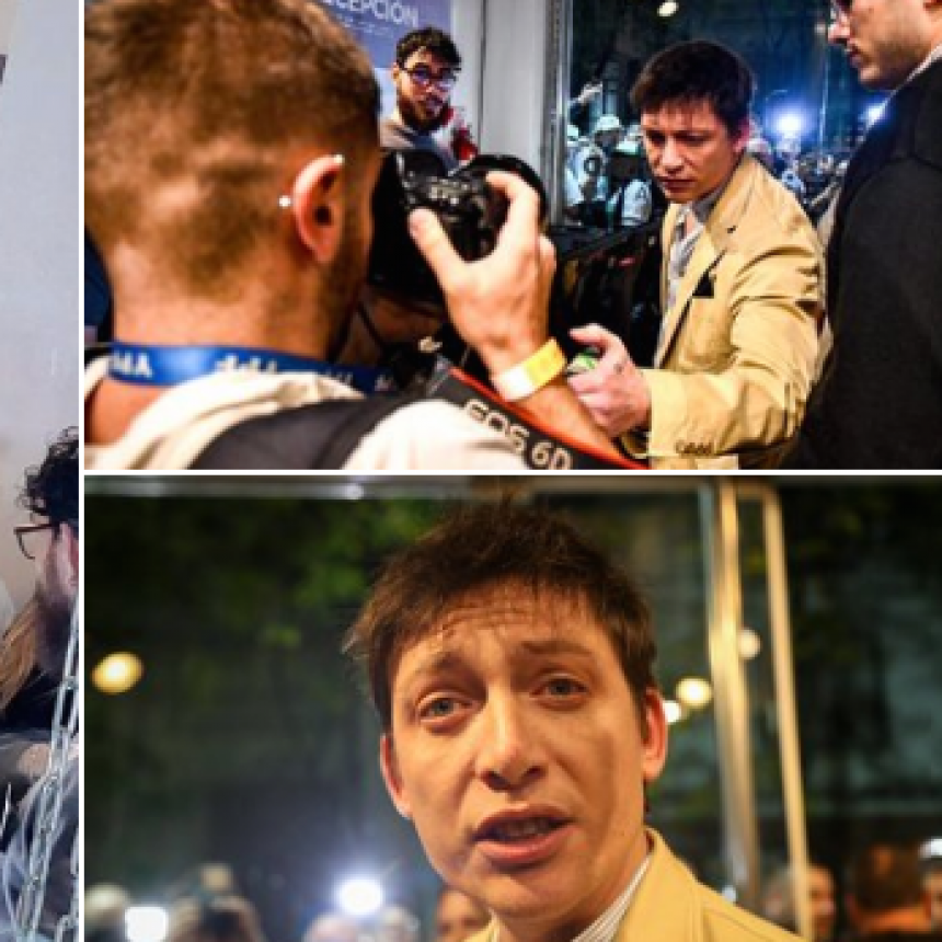 GRAVE GESTO DE INTIMIDACIÓN DE SANTIAGO CAPUTO A UN FOTÓGRAFO ANTES DEL DEBATE LEGISLATIVO
