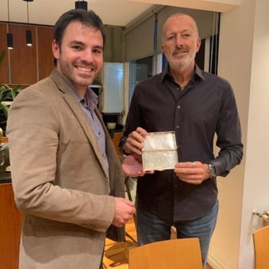 EL NIETO DEL DR. RAMON CARRILLO SE REUNIÓ CON LA DAIA Y DESMINTIÓ LAS ACUSACIONES A SU ABUELO DE SER NAZI