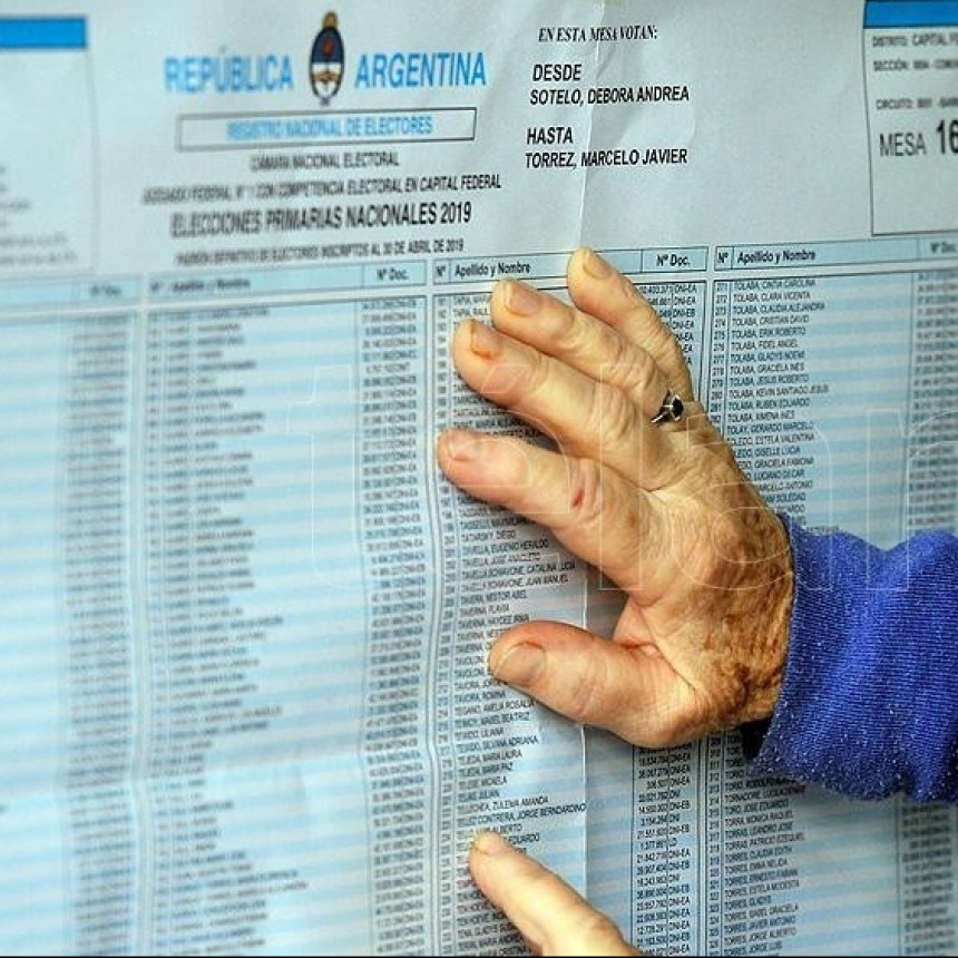 YA ESTÁ DISPONIBLE EL PADRÓN PROVISORIO PARA LAS ELECCIONES LEGISLATIVAS