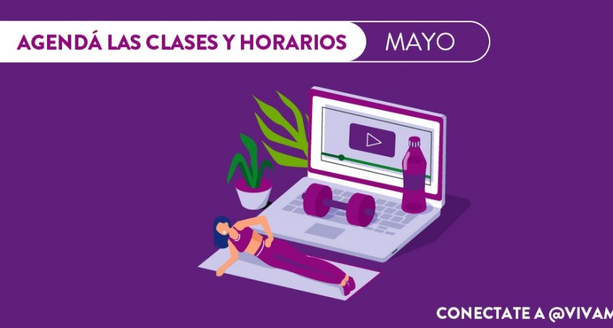 EN MAYO CONTINÚAN LAS CLASES DE GIMNASIA EN VIVO POR INSTAGRAM