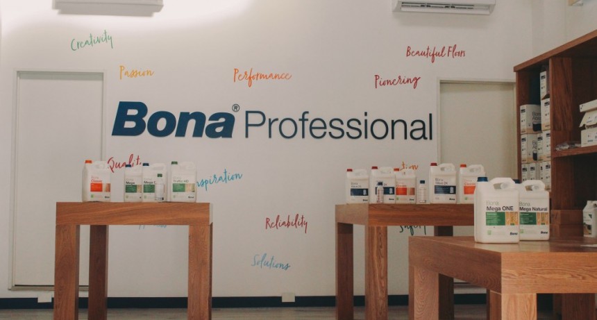 LA EMPRESA SUECA BONA ESPECIALISTA EN EL CUIDADO Y MANTENIMIENTO DE PISOS DE  MADERA ABRIÓ SU LOCAL PARA PROFESIONALES EN BUENOS AIRES