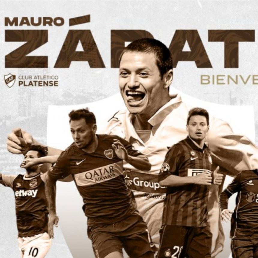 BOMBAZO EN EL MERCADO DE PASES: MAURO ZÁRATE NUEVO JUGADOR DE PLATENSE