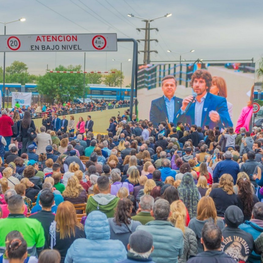 EN SAN FERNANDO INAUGURARON EL TÚNEL DE SOBREMONTE