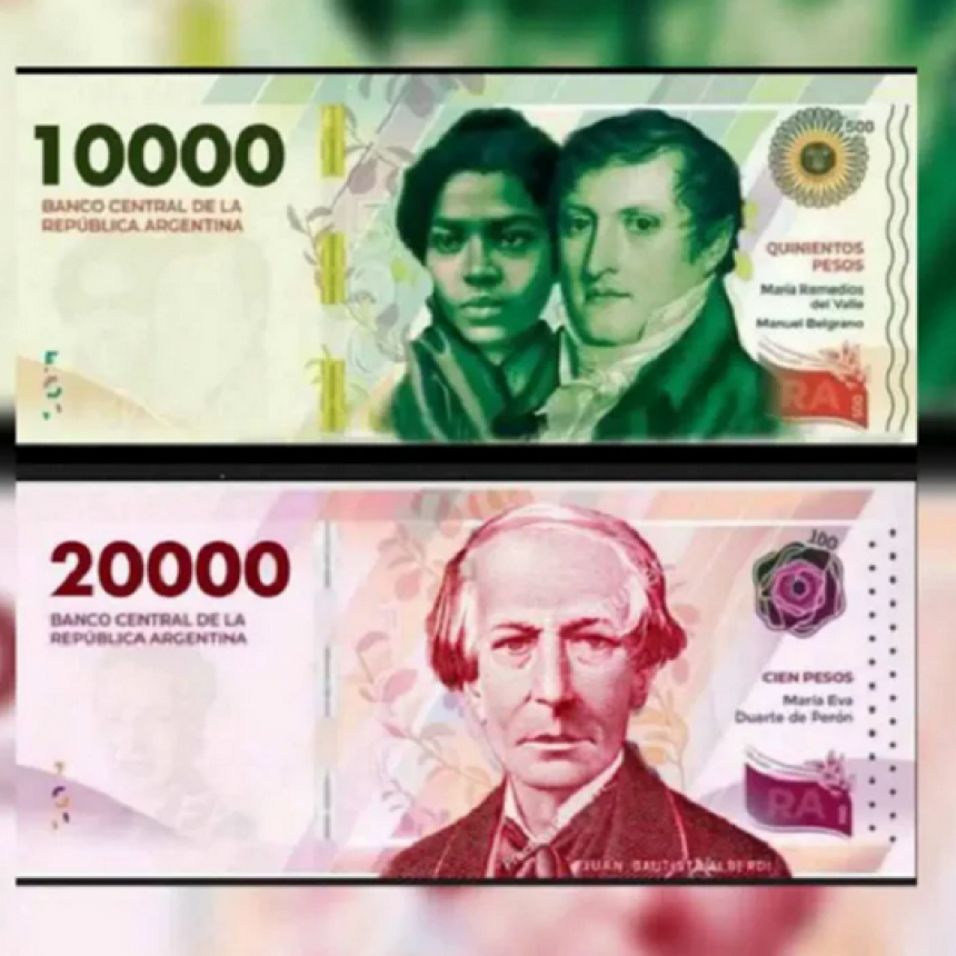 YA CIRCULA EL NUEVO BILLETE DE $10.000: CÓMO DETECTAR UNO FALSO
