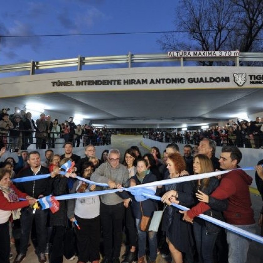 LA MUNICIPALIDAD DE TIGRE INAUGURO UN NUEVO TUNEL