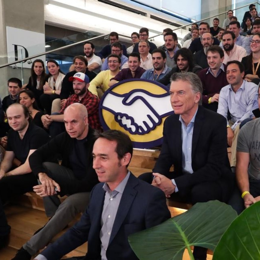 MACRI INAUGURÓ LAS OFICINAS DE MERCADO LIBRE