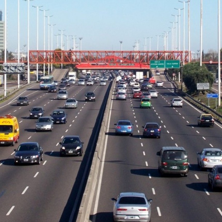 DISMINUYÓ 12% LA CIRCULACIÓN VEHICULAR EN LOS ACCESOS A LA CIUDAD DE BUENOS AIRES