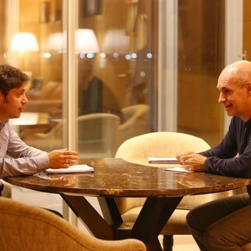 KICILLOF Y LARRETA SE REUNIERON A SOLAS PARA DEFINIR LAS PAUTAS DE LA PRÓXIMA ETAPA DE LA CUARENTENA EN EL AMBA