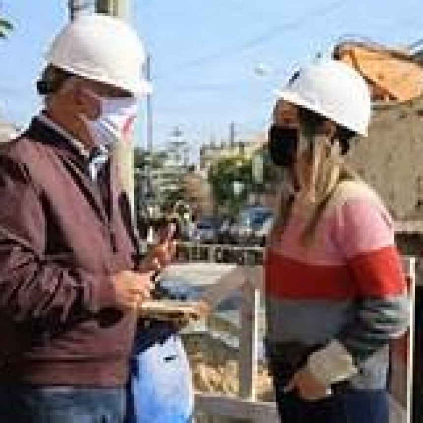 GRINDETTI Y GALMARIN FIRMARON UN CONVENIO PARA REALIZAR OBRAS EN EL DISTRITO