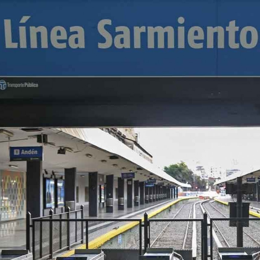 LÍNEA SARMIENTO INTERRUMPIDA POR POSIBLE CASO DE CORONAVIRUS