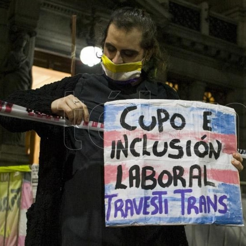 DIPUTADOS APROBÓ Y ENVIÓ AL SENADO EL PROYECTO DE LEY SOBRE CUPO LABORAL TRAVESTI TRANS  