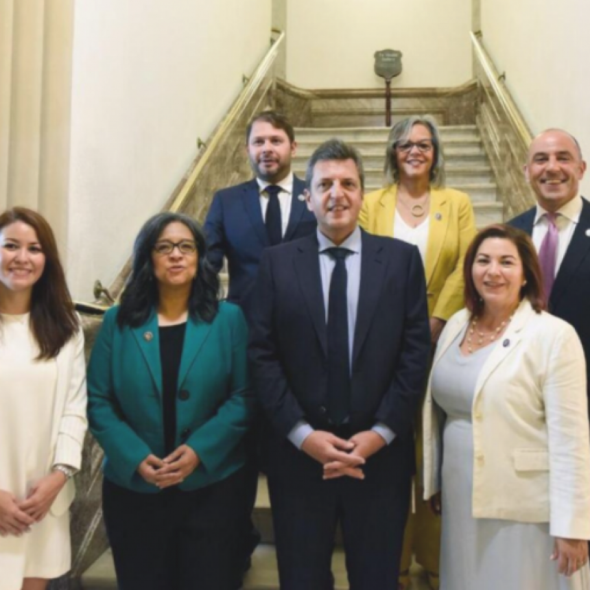 MASSA ANUNCIÓ QUE EL PARLAMENTO ARGENTINO SERÁ SEDE DEL PRÓXIMO CONGRESO JUDÍO LATINOAMERICANO